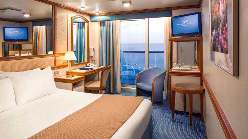 Coral Princess Balkonlu Dış Kabin Coral Princess Balkonlu Dış Kabin